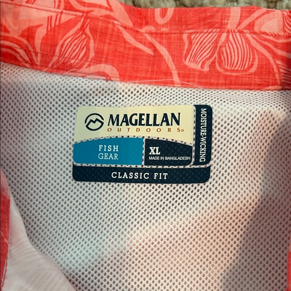 Magellan Outdoors Coral Floral Midi Dress - Picture 2 of 6